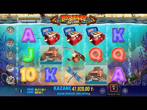 Big Bass Splash – Vurduk Kaçtık Fena Oldu Big Win.. #casino #slot #pragmaticplay