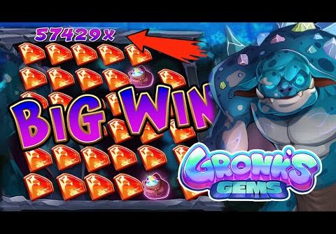 WOW!!! Slot Big Win 🔥 Gronk’s Gems 🔥 from Hacksaw Gaming – Casino Supplier of Online Slots
