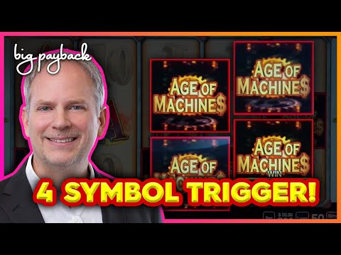 4 SYMBOL TRIGGER on a NEW Super Cool Slot – Age of Machines!