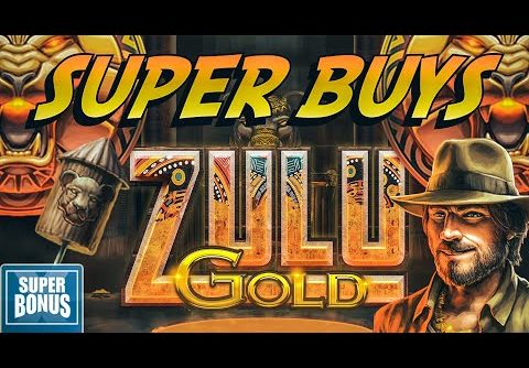 *SUPER BONUS BUYS* ZULU GOLD SLOT BUT CAN WE GET A BIG WIN? 🎰🎰💥