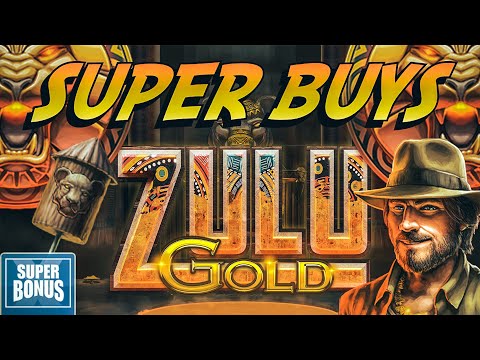 *SUPER BONUS BUYS* ZULU GOLD SLOT BUT CAN WE GET A BIG WIN? 🎰🎰💥