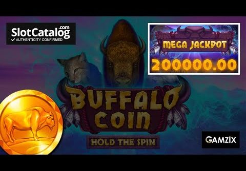 Mega win  Buffalo Coin: Hold The Spin slot from Gamzix