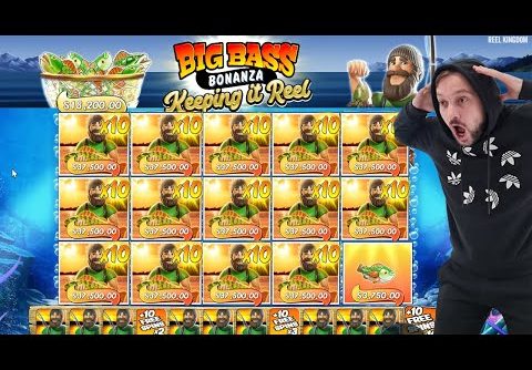 BIG BASS BONANZA – KEEPING it REAL – BIG WIN with x10 MULTIPLIER BIG BONUS BUY CASINO SLOT ONLINE