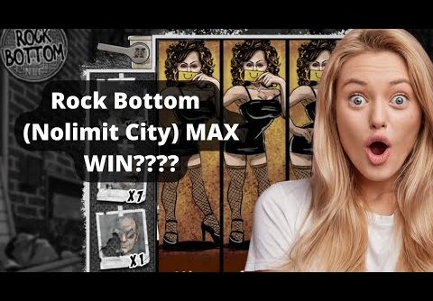 MEGA WIN FROM ROCK BOTTOM SLOT?? (NolimitCity) | NEW CASINO SLOT TODAY 22.11.2022!