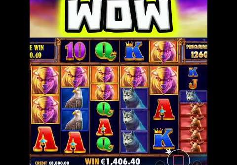 INSANE BONUS SPIN 🔥 BUFFALO KING MEGAWAYS 😱 SLOT MEGA BIG WIN YES  #shorts