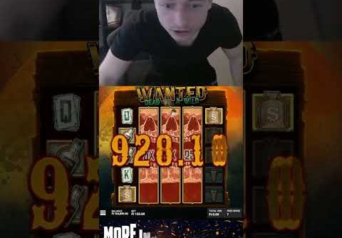 Biggest Win on Wanted slot! Huge more than 1000Xmp4