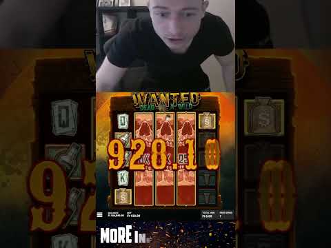 Biggest Win on Wanted slot! Huge more than 1000Xmp4