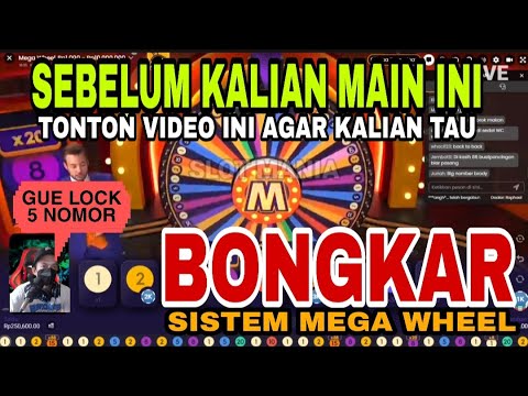 BONGKAR SYSTEM MEGA WHEEL || PRAGMATIC PLAY || LIVE CASINO