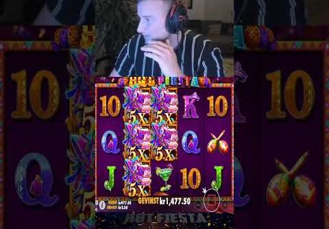 Max Win Setup! Record Win on Hot Fiesta slot! Mega Win of the week Part1