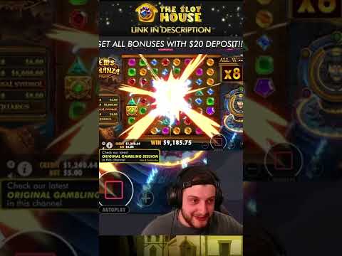 CHRISSPINSSLOTS BIGGEST WIN ON GEMS BONANZA!