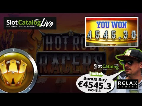 Mega win. Hot Rod Racers slot from Relax Gaming