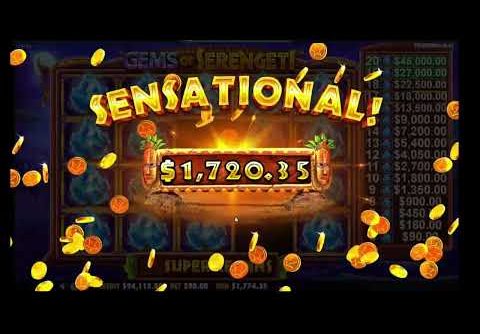 GEMS OF SERENGETI💥SUPER RESPIN BONUS💥 LATEST PRAGMATIC SLOT💥 HUGE WIN💥 JACKPOT💥 MAX GEMS💥