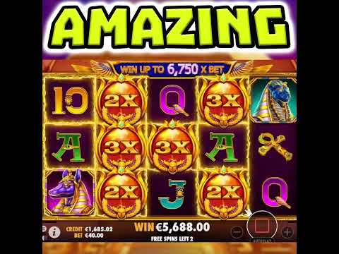 FORTUNE OF GIZA 🔥 SLOT PAID A HUGE MEGA BIG WIN OMG SO MANY WILDS‼️ #shorts
