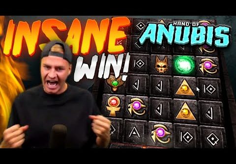 NEW RECORD BIG WIN on Hand Of Anubis Slot!