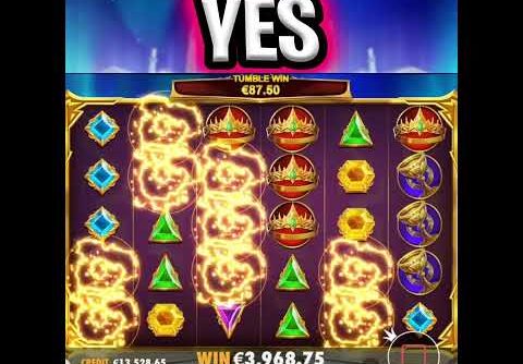 GATES OF OLYMPUS 🤑 DID THE IMPOSSIBLE WITH THIS MEGA BIG SLOT WIN OMG‼️ #shorts