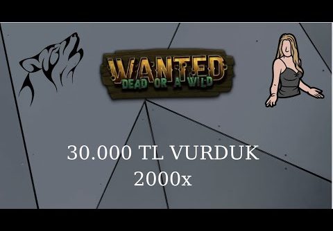 Kazandıran Slot Oyunları Wanted Dead Or Wild Record Win !