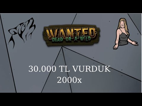 Kazandıran Slot Oyunları Wanted Dead Or Wild Record Win !