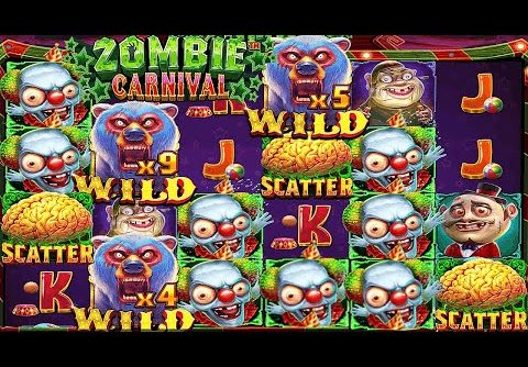THE BIGGEST SLOT WIN OF MY LIFE😱 ZOMBIE CARNIVAL I BROKE MY RECORD