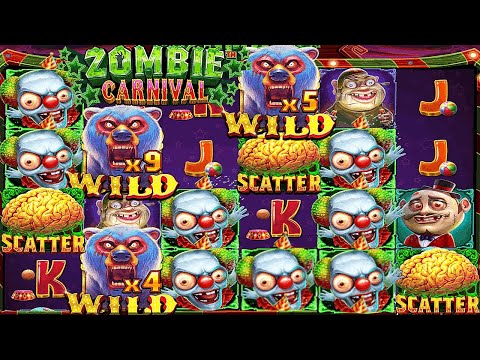 THE BIGGEST SLOT WIN OF MY LIFE😱 ZOMBIE CARNIVAL I BROKE MY RECORD