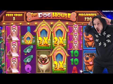 THE DOG HOUSE MEGAWAYS BONUS BUY – BIG WINS CASINO SLOT ONLINE GAME BIG MEGAWAYS