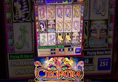 BIG WIN CLEOPATRA HIGH LIMIT SLOT #shorts