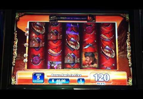 Wild Frontier Slot Machine Bonus High Limit – Big Win!