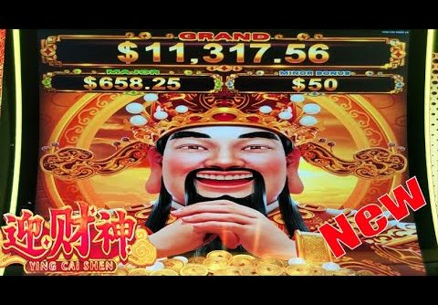HOT! NEW! YING CAI SHEN slot Machine – Super Big Win @ $1.32 bet