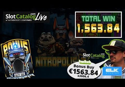 Mega win. Nitropolis 2 slot from ELK Studios