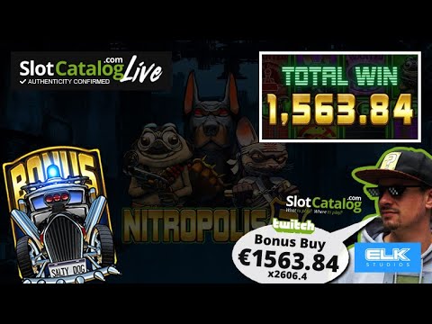 Mega win. Nitropolis 2 slot from ELK Studios