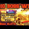 BIG BOSS WIN ON ALL ABOARD DYNAMITE BLAST SLOT MACHINE #dabossslots