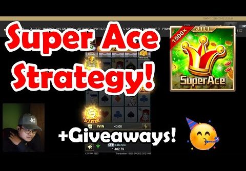 Super Ace! Casino slots strategy #bigwin #onlinecasino #giveaways #jilibet #jiliplay