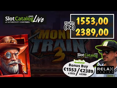 Mega win. Money Train 3 slot from Relax Gaming