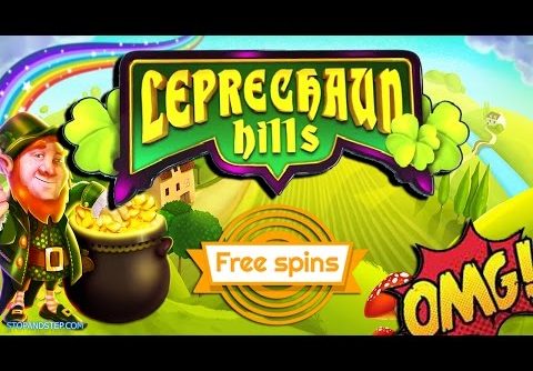 Leprechaun Hills NEW Slot with BONUSES and BIG SLOT WINS!!!