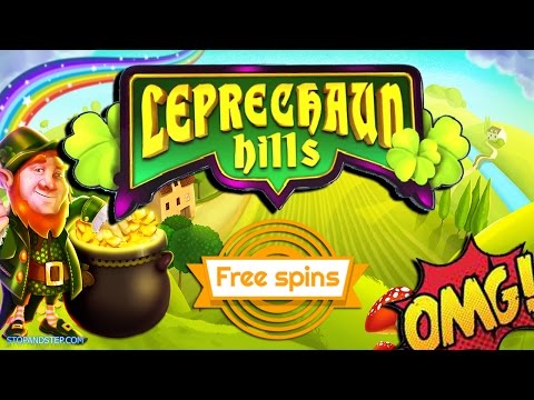 Leprechaun Hills NEW Slot with BONUSES and BIG SLOT WINS!!!