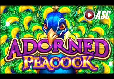 ADORNED PEACOCK | Konami – BIG Win! 55 FREE SPINS Slot Machine Bonus