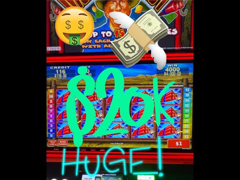 BIGGEST JACKPOT WIN ON MONEY BLAST SLOT MACHINE #highlimitslots #jackpothandpay #casino #konamigame