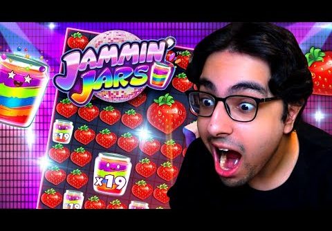 HUGE WIN ON JAMMIN JARS SLOT!