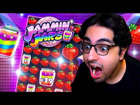 HUGE WIN ON JAMMIN JARS SLOT!