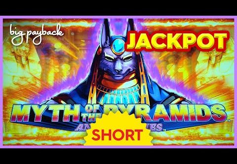 MEGA JACKPOT! Myth of the Pyramids Anubis Riches Slot – UNBELIEVABLE! #Shorts