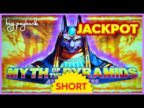 MEGA JACKPOT! Myth of the Pyramids Anubis Riches Slot – UNBELIEVABLE! #Shorts