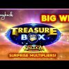 SURPRISE MULTIPLIERS! Treasure Box Kingdom Slot – BIG WIN BONUS!