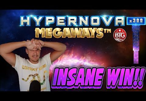 INSANE WIN!! HYPERNOVA MEGAWAYS BIG WIN –  Casino slot from Casinodaddy LIVE STREAM