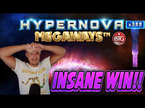 INSANE WIN!! HYPERNOVA MEGAWAYS BIG WIN –  Casino slot from Casinodaddy LIVE STREAM