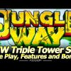 Jungle Way Triple Tower Slot Machine – NEW Konami game Live Play, Feature and Free Games!