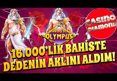 Gates of Olympus | 16.000’LİK BAHİSTE İNANILMAZ KAZANÇ | BIG WIN #gatesofolympusrekor #maxwin #slot