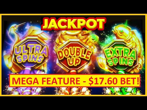 WHOA!! MEGA FEATURE for JACKPOT on $17.60/Spin Blue Festival Slots!