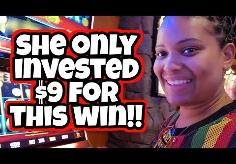 She Only Invested $9 And Landed This Huge Win!!
