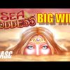 *BIG WIN* SEA GODDESS | BALLY – LOCKING HOT ZONES Slot Machine Bonus Win