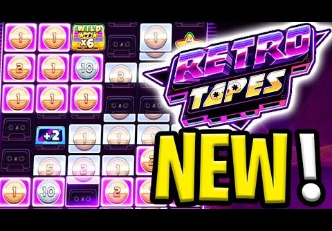 NEW RETRO TAPES SLOT 🔥 SUPER BONUS BUYS & EPIC MULTIPLIERS‼️