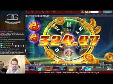 Big win in Hong Kong Tower slot